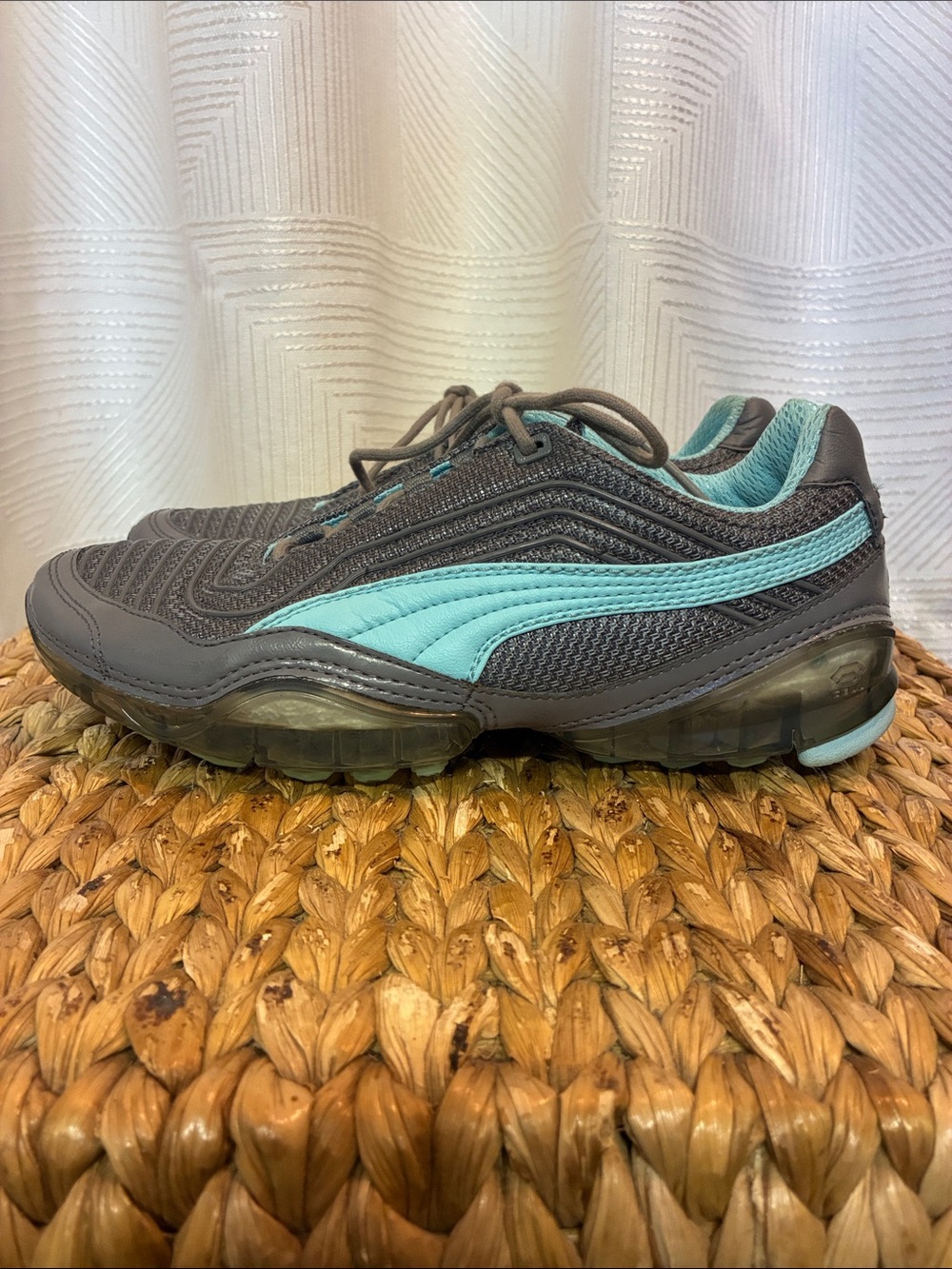 Puma Cell Venom Gray Blue Training Shoes Sneakers